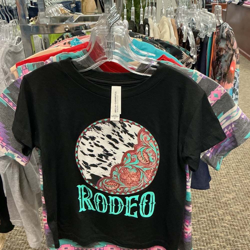 Rodeo Kids Black T-Shirt